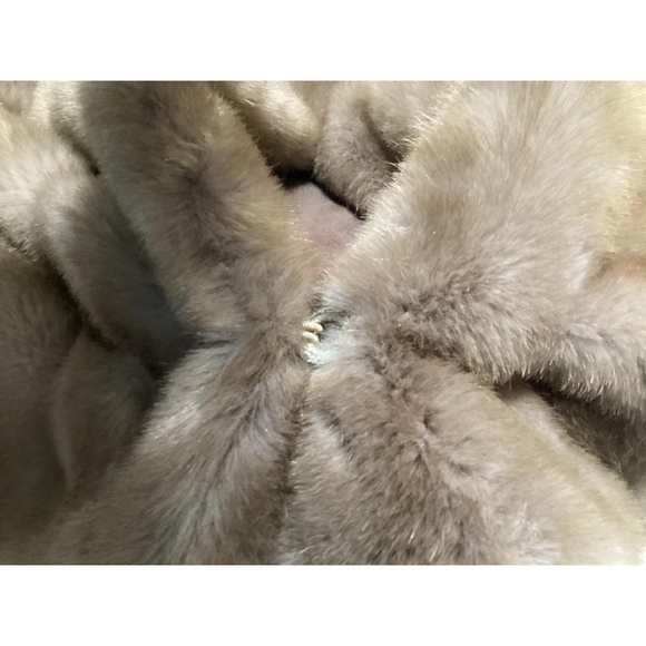 Vintage Tissavel France faux fur coat excellent condition very soft size 14 - Picture 13 of 16